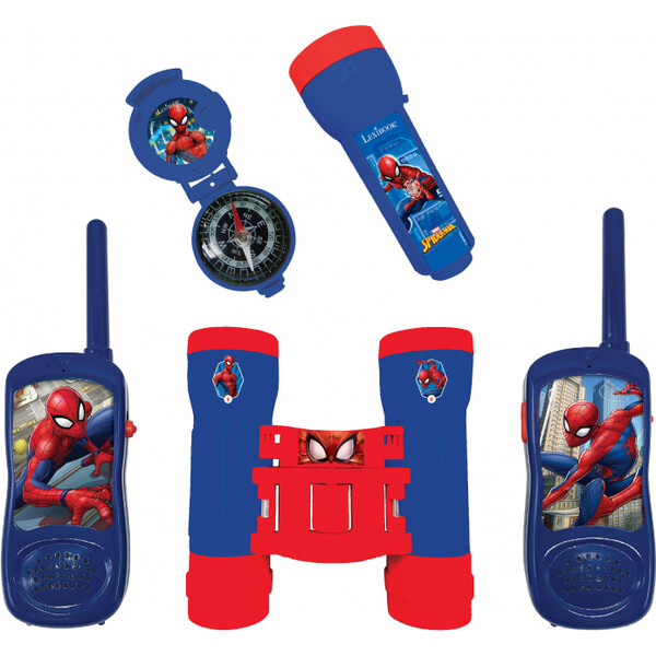 Levně Lexibook set 3v1 Spider-Man (vysílačky, dalekohled, baterka)