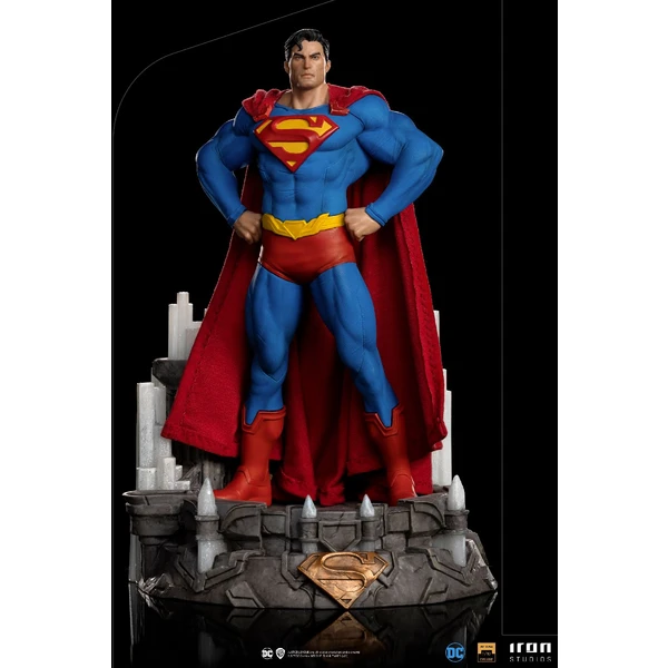 Soška Iron Studios Superman Unleashed Deluxe - DC Comics- Art Scale 1/10 26 cm - Sochy a sošky - Obrázek YCE0000L01