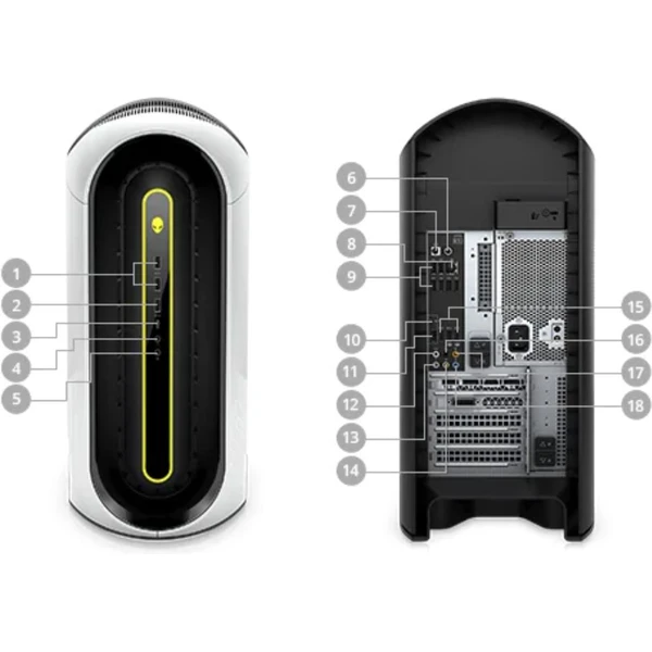Dell Alienware Aurora R10 AMD RTX 3090 (D-AWR10-N2-952S) stříbrný - Stolní počítače - Obrázek YCTFF00101