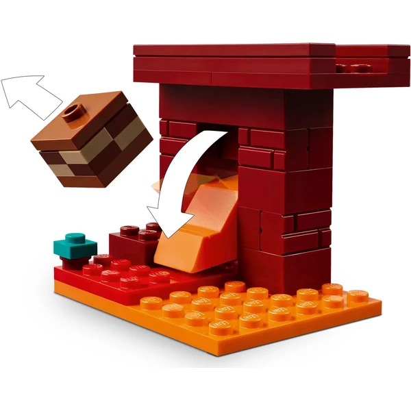 LEGO Minecraft 21266 Lávová bitva v Netheru - LEGO - Obrázek YESE000J01