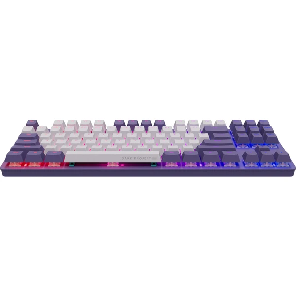 Dark Project One KD87A Skeleton Violet/White - Klávesnice - Obrázek YLT9700301