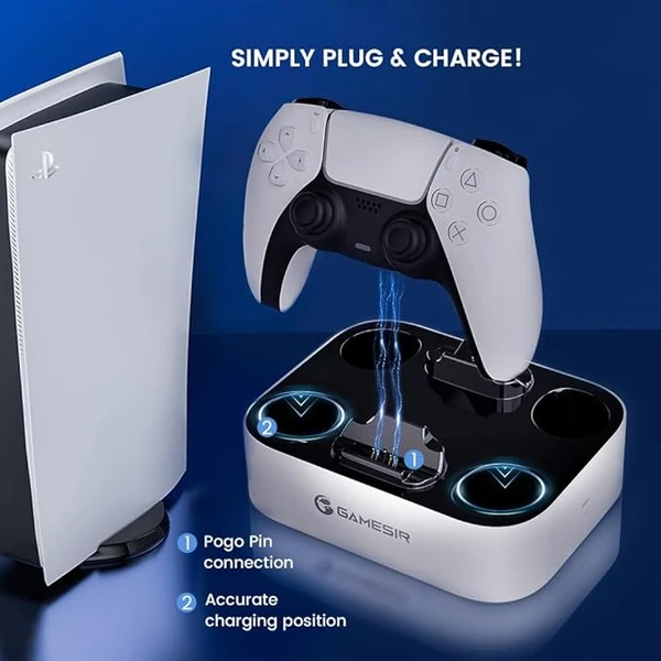 GameSir Dual nabíjecí stanice pro PS5 ovladače - Dokovací stanice - Obrázek Z2F4000N01