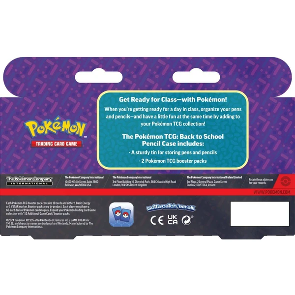 Pokémon TCG: Back to School 2024 - Penál na tužky (2x booster) - Pokémon karty - Obrázek Z2H7000L01