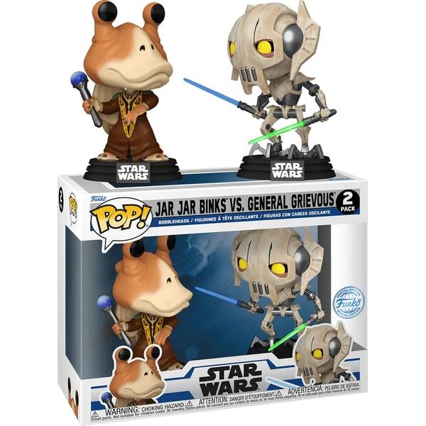 Funko POP! SW: The Clone Wars - Jar Jar Binks vs. General Grievous 2pack (2 figurky) - Funko POP! - Hlavní obrázek