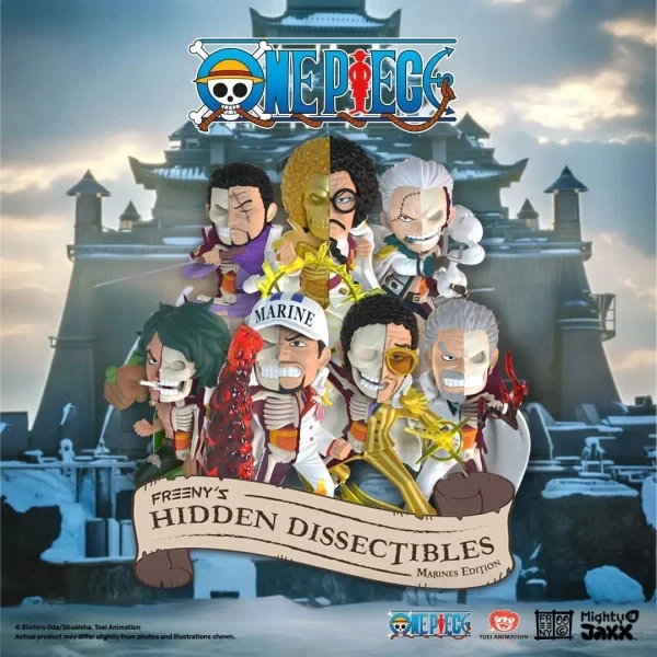 Blindbox figurka Mighty Jaxx Freeny's Hidden Dissectibles One Piece Series 8 - Marines Edition - Figurky - Obrázek Z35G000J01