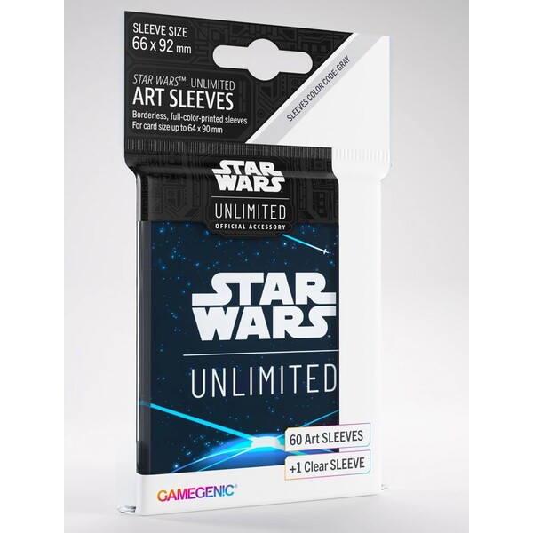 Levně Gamegenic - Star Wars: Unlimited Art Sleeves - Space Blue