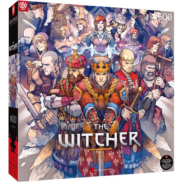 Levně Gaming Puzzle: The Witcher Northern Realms (500)