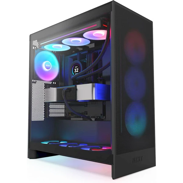 NZXT H7 Flow RGB černá - Počítačové skříně - Hlavní obrázek