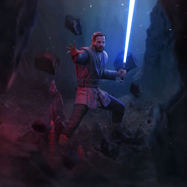 Soška Iron Studios BDS Art Scale 1/10 SW: Obi-Wan Kenobi - Obi-Wan 29,5 cm - Sochy a sošky - Obrázek Z5Z9000K01