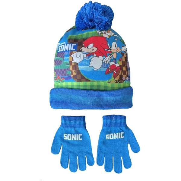 Levně Zimní sada Cerda (čepice a rukavice) Sonic