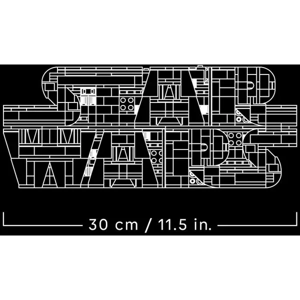 LEGO Star Wars 75407 Logo Star Wars z kostek - LEGO - Obrázek Z67G000N01