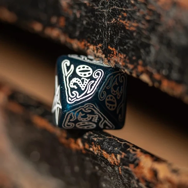 Set kostek Q-workshop Call of Cthulhu Abyssal & White (7 kostek) - Kostky - Obrázek Z6DE000O01