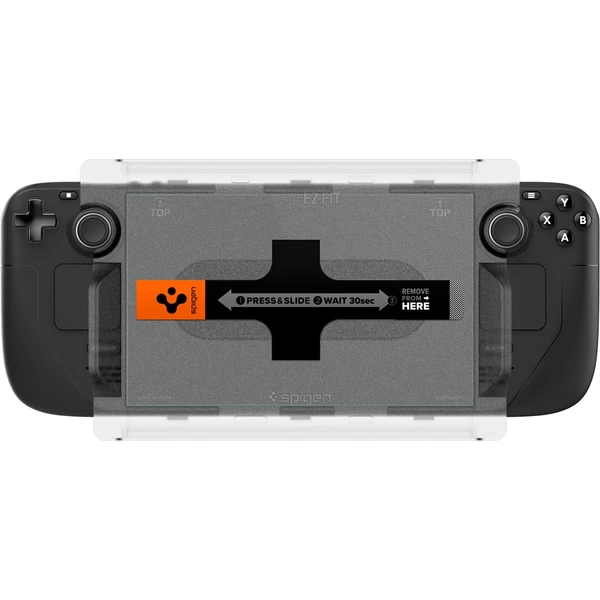 Spigen Glass tR EZ Fit tvrzené sklo pro Steam Deck - Ochranné folie a skla - Obrázek Z8K4G00101