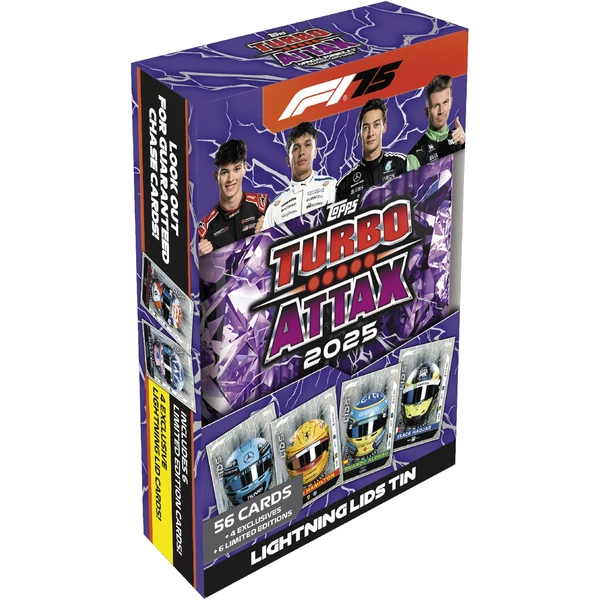 Topps Formula 1 2025 Turbo Attax - Mega Tin  - Karty Formule 1 - Obrázek ZAAF000K01
