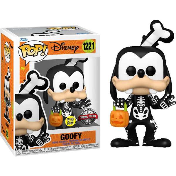 Levně Funko POP! #1221 Disney: Skeleton Goofy (GITD)