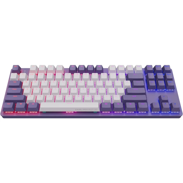 Dark Project One KD87A Skeleton Violet/White - Klávesnice - Obrázek ZLT9700301