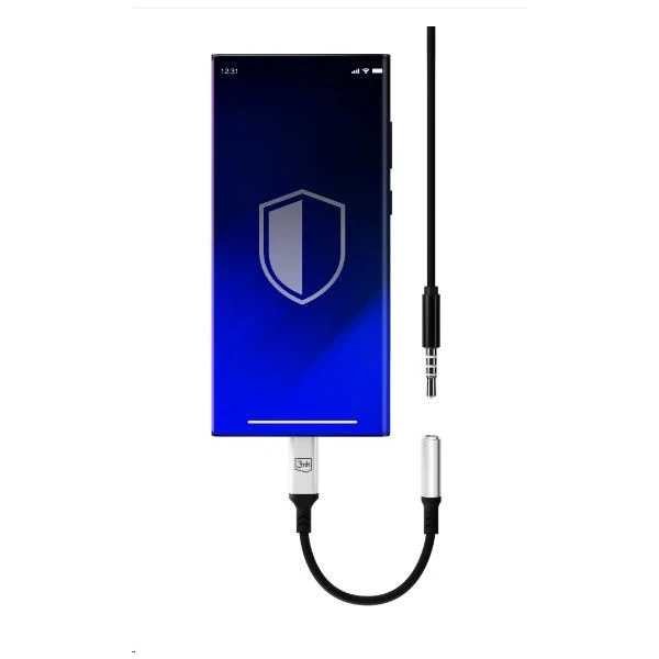 3mk USB-C/3,5mm redukce 0,15m černá - Kabely a redukce - Obrázek a6766c6308b64a5287667ba636177db2