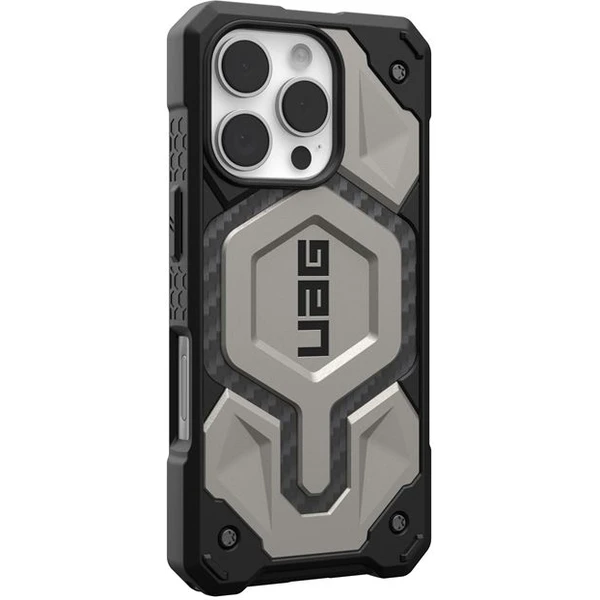 UAG Monarch Pro Magsafe kryt iPhone 16 Pro titanový - Pouzdra - Obrázek a814ea689f3746659aea93697877ffec