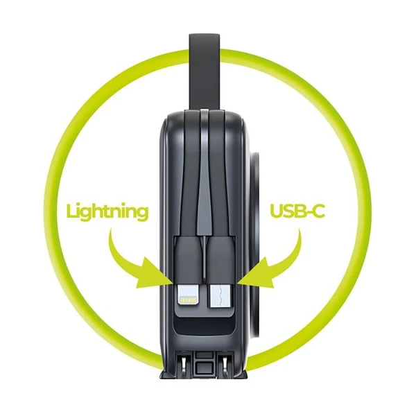 Mobile Origin PowerBank & Travel Charger, Lightning/USB-C kabel, MagSafe černá - Powerbanky - Obrázek ade1d3944afc4e36bccad83dbc27dd0f