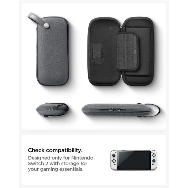 Spigen Klasden Pouch pouzdro Nintendo Switch 2 šedé - Pouzdra - Obrázek b19f6884888b46189045984418f26c06