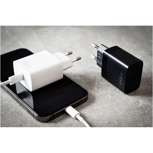FIXED nabíječka  s USB-C výstupem a podporou PD 20W bílá - Nabíječky - Obrázek b44c6ad26fab4284a83230f2fdb3910a