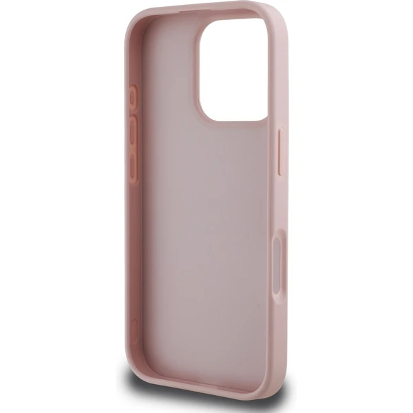 Guess PU Grained 4G Metal Logo kryt iPhone 16 Pro Max růžový - Pouzdra - Obrázek ca4f56f4d7094096865fac55a543979d