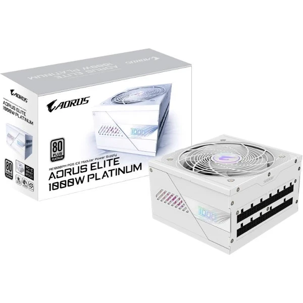 GIGABYTE AORUS ELITE P1000W 80+ Platinum bílý - Zdroje - Hlavní obrázek