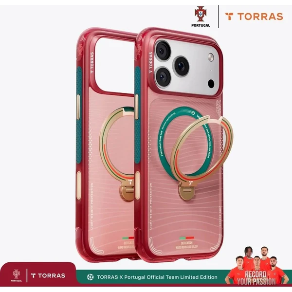 Torras Ostand Q3 Air World Cup Limited MagSafe kryt iPhone 17 Pro Max red - Pouzdra - Obrázek d_0a3f37f8e13e49fe8dc2032a7e9a995a