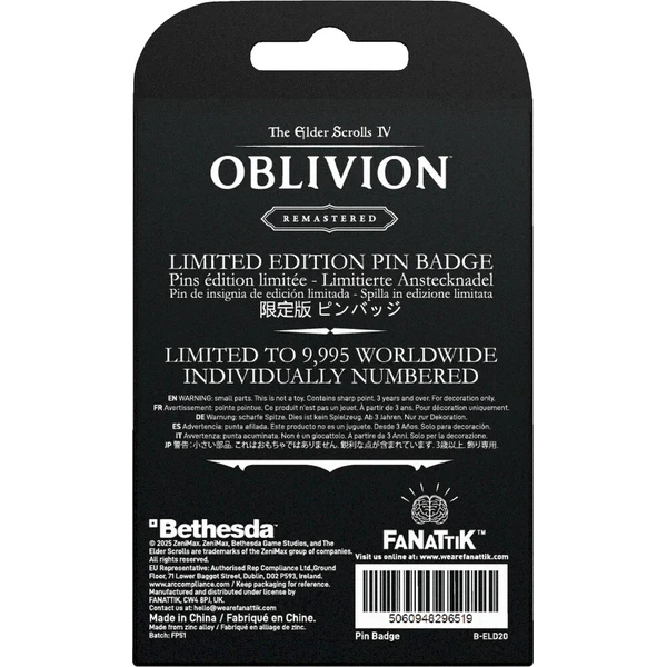 Fanattik odznak The Elder Scrolls IV: Oblivion - Adoring Fan Badge - Odznáčky a placky - Obrázek d_33350a89a3844d3f91384d48abfe04c4
