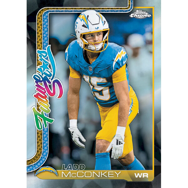 Sběratelské karty Topps 2025 Chrome Football - Mega Box - Fotbalové karty - Obrázek d_61f9f12ddb7a4a588b1e12f00defe8bb