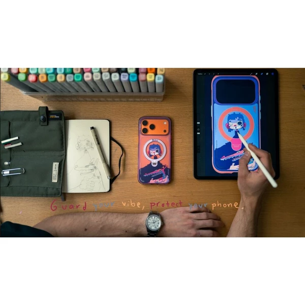 Torras Ostand Q3 Air Gawx Limited MagSafe kryt iPhone 17 Pro Neon night muse - Pouzdra - Obrázek d_78e89b26af1c4a848e3ba1520e16c27c