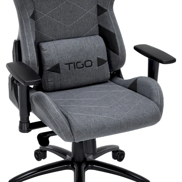 TIGO Slayer herní židle šedočerná - Židle - Obrázek d_9851cd5425a849e0a4638945d36e892a