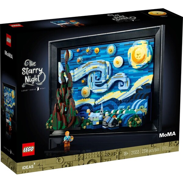 LEGO Ideas 21333 Vincent van Gogh - Hvězdná noc - LEGO - Obrázek d_a9c8525fe8234b218188f281c3c426ff