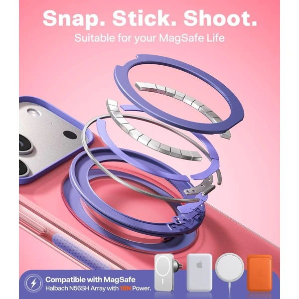 Torras Ostand O3 Hue MagSafe kryt iPhone 17 Pro blush pink - Pouzdra - Obrázek d_abe126c98c8a4379bc6ddde13c0303ee