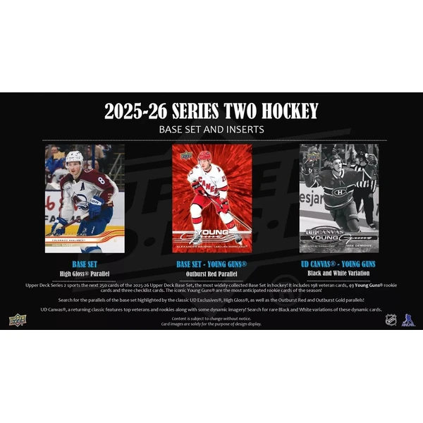 Hokejové karty 2025-26 Upper Deck Series 2 Hockey Hobby Box - Hokejové karty - Obrázek d_ac0214b190824aa8ada3693293f657a4