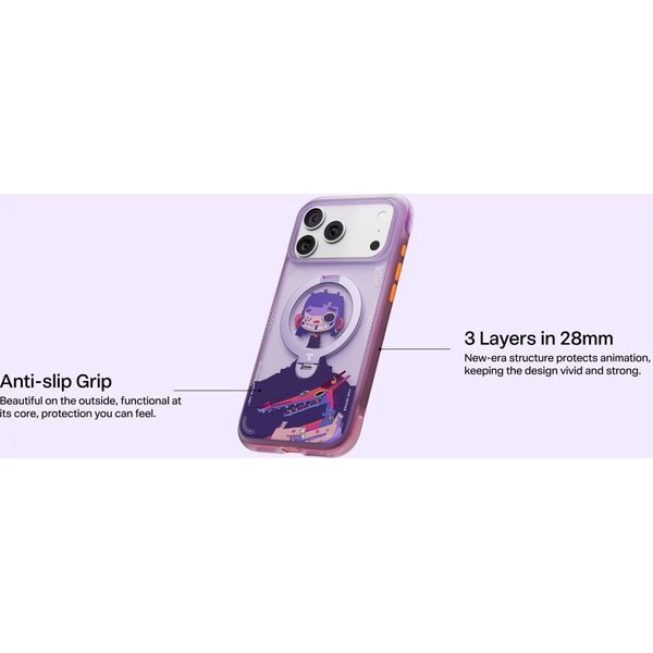 Torras Ostand Q3 Air Gawx Limited MagSafe kryt iPhone 17 Pro Max Neon night muse - Pouzdra - Obrázek d_afaff30fd11c464e88ee858323ffafda