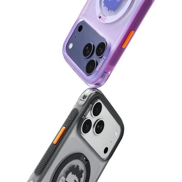 Torras Ostand Q3 Air Gawx Limited MagSafe kryt iPhone 17 Pro Neon night muse - Pouzdra - Obrázek d_b5439f7f916d46b9893cccc43ee5c713
