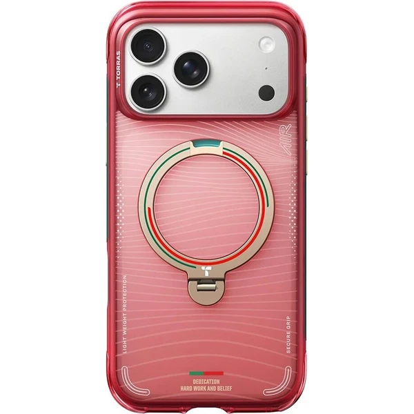 Torras Ostand Q3 Air World Cup Limited MagSafe kryt iPhone 17 Pro Max red - Pouzdra - Obrázek d_ca0af86520ca406487559593b3eb1ca1
