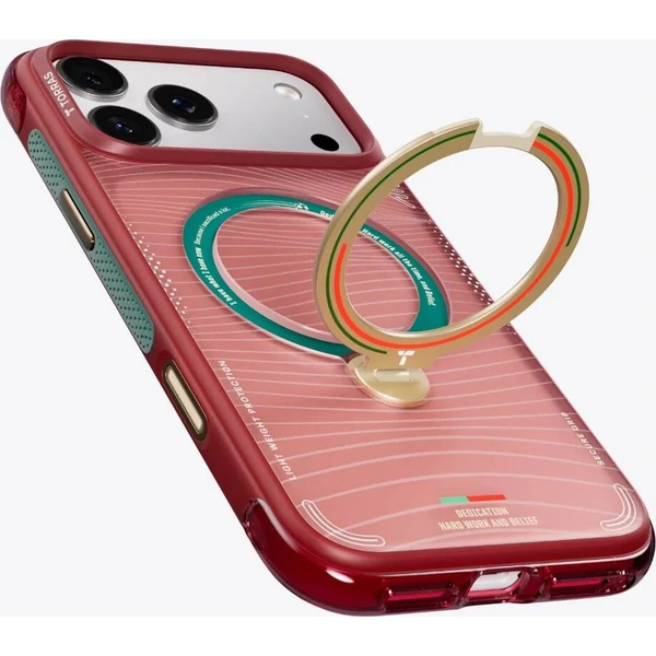 Torras Ostand Q3 Air World Cup Limited MagSafe kryt iPhone 17 Pro red - Pouzdra - Obrázek d_d71c2317359c4fc587a58b0de30696e5