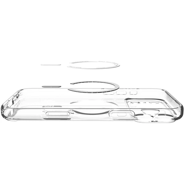Spigen Ultra Hybrid MagSafe kryt iPhone 17 Pro clear deep blue - Pouzdra - Obrázek dd1e6a8087124236908e4d12fc5d3d88