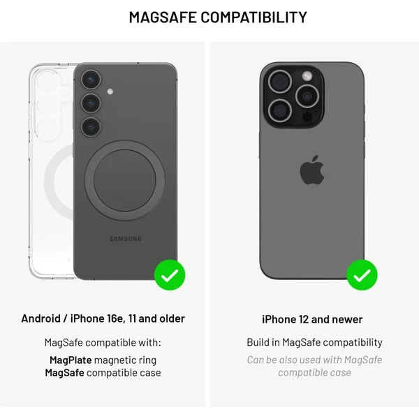 FIXED MagPowerstation Alu 2 nabíjecí stojánek s Qi2/MagSafe (15W) titanový  - Nabíječky - Obrázek eca384113ba64a688d9dd5da29fdccac