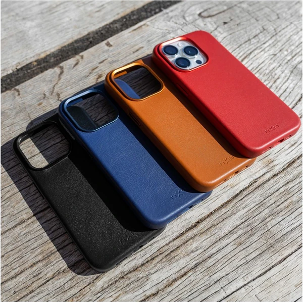 FIXED MagLeather kožený kryt s MagSafe Apple iPhone 16 modrý - Pouzdra - Obrázek ee984f44c2694dac8721598a3ee3d717