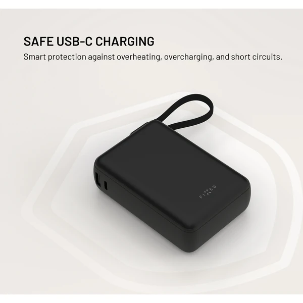 FIXED Zen 20 Loop powerbanka s LCD displejem, 40W, 20 000 mAh černá - Powerbanky - Obrázek efee68168ba34804bde00f970e409490