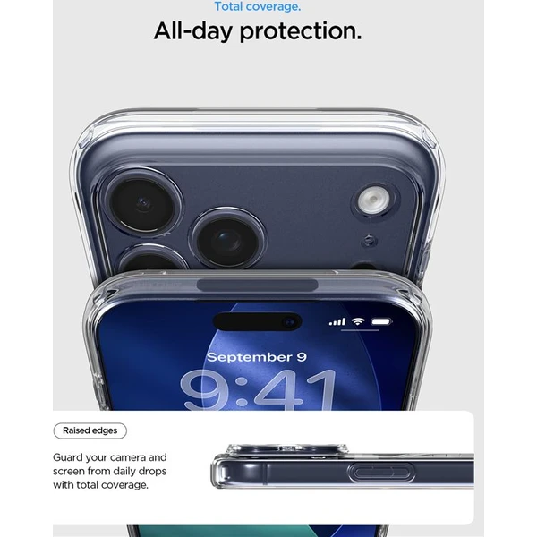 Spigen Ultra Hybrid MagSafe kryt iPhone 17 Pro clear deep blue - Pouzdra - Obrázek f3f77ce9b4a447fe91e88523439899fc
