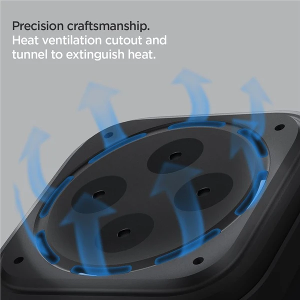 Spigen Silicone Fit Mount silikonový držák pro Apple TV 4K 3th Gen (2022) černý - Držáky - Obrázek fa2c2488574f48c1bbac21b0a3deb435