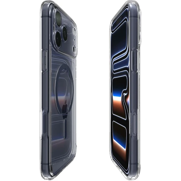 Spigen Ultra Hybrid MagSafe kryt iPhone 17 Pro clear deep blue - Pouzdra - Obrázek fdaae052abb74b9383b9e6d6a7859711